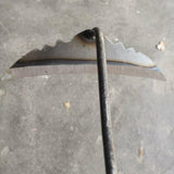 Maxbell Traditional Garden Hoe Sharp Tilling Weeding Lawn Sickle Trapezoid 15cm