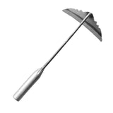 Maxbell Traditional Garden Hoe Sharp Tilling Weeding Lawn Sickle Trapezoid 15cm