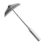 Maxbell Traditional Garden Hoe Sharp Tilling Weeding Lawn Sickle Trapezoid 15cm