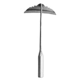 Maxbell Traditional Garden Hoe Sharp Tilling Weeding Lawn Sickle Trapezoid 15cm