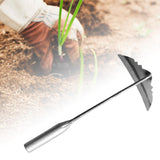 Maxbell Traditional Garden Hoe Sharp Tilling Weeding Lawn Sickle Trapezoid 15cm