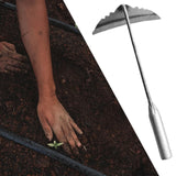 Maxbell Traditional Garden Hoe Sharp Tilling Weeding Lawn Sickle Trapezoid 15cm