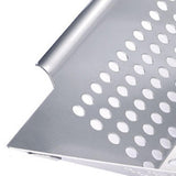Maxbell Camping Grill Topper BBQ Grilling Pans Non-Stick Barbecue Trays with Handles S Stainless Steel