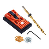 Maxbell Self Centering Doweling Jig Wave Hardware Precise Punch Drilling Jig Kit Package B