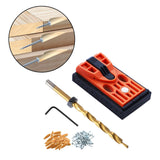 Maxbell Self Centering Doweling Jig Wave Hardware Precise Punch Drilling Jig Kit Package B