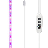 Maxbell LED Plant Grow Light Auto On / Off Timer for Greenhouse Garden Indoor Plants 2-Head Red and Blue Four-button Switch