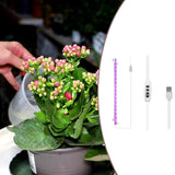 Maxbell LED Plant Grow Light Auto On / Off Timer for Greenhouse Garden Indoor Plants 2-Head Red and Blue Four-button Switch