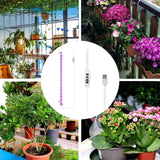 Maxbell LED Plant Grow Light Auto On / Off Timer for Greenhouse Garden Indoor Plants 2-Head Red and Blue Four-button Switch