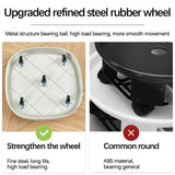 Maxbell Movable Flower Pallet Planter Moving with Invisible Wheels Tray for Indoor White 4 Wheels L