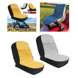 Maxbell Oxford Durable Tractor Seat Cover Riding Lawn Mower Seat Cover Yellow Black