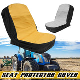 Maxbell Oxford Durable Tractor Seat Cover Riding Lawn Mower Seat Cover Yellow Black