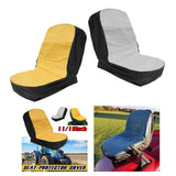 Maxbell Oxford Durable Tractor Seat Cover Riding Lawn Mower Seat Cover Yellow Black