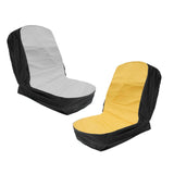 Maxbell Oxford Durable Tractor Seat Cover Riding Lawn Mower Seat Cover Yellow Black