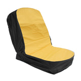 Maxbell Oxford Durable Tractor Seat Cover Riding Lawn Mower Seat Cover Yellow Black
