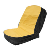 Maxbell Oxford Durable Tractor Seat Cover Riding Lawn Mower Seat Cover Yellow Black