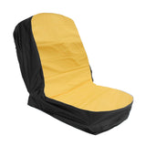 Maxbell Oxford Durable Tractor Seat Cover Riding Lawn Mower Seat Cover Yellow Black