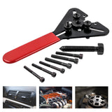 Maxbell Air Conditioner Clutch Holding Tool Wrench Dual Purpose for Compressor