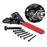 Maxbell Air Conditioner Clutch Holding Tool Wrench Dual Purpose for Compressor