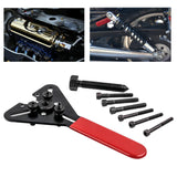 Maxbell Air Conditioner Clutch Holding Tool Wrench Dual Purpose for Compressor