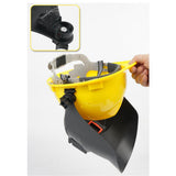 Maxbell Welding Helmet Flip up Adjustable Range Protection for Welder yellow