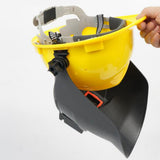 Maxbell Welding Helmet Flip up Adjustable Range Protection for Welder yellow