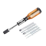 Maxbell Semi-automatic Rotating Screwdriver Hand Push Pull Ratchet  Yellow