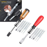 Maxbell Semi-automatic Rotating Screwdriver Hand Push Pull Ratchet  Yellow