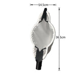 Maxbell Fruit Picker Head 2V Shaped Blades Metal Cutter Pear Hook Fabric for Farm