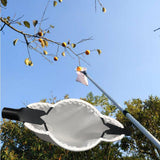 Maxbell Fruit Picker Head 2V Shaped Blades Metal Cutter Pear Hook Fabric for Farm