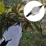Maxbell Fruit Picker Head 2V Shaped Blades Metal Cutter Pear Hook Fabric for Farm
