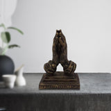 Maxbell Retro Praying Hands Artwork Sculpture Decor Resin Gift 3D for Bedroom Home
