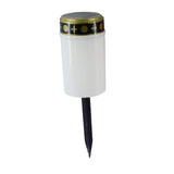 Maxbell Solar Candle Light IP65 Waterproof Memorial Lamp for Garden White Black A