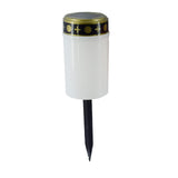 Maxbell Solar Candle Light IP65 Waterproof Memorial Lamp for Garden White Black A