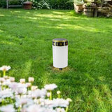 Maxbell Solar Candle Light IP65 Waterproof Memorial Lamp for Garden White Black A