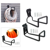 Maxbell Heavy Duty Graden Hose Reel Stand Bracket Water Pipe Hanger for Garage 19.5x12x13.5cm
