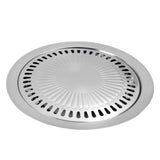 Maxbell Non Stick Barbecue Plate Grill Pan Round for Outdoor Camping Picnic Indoor