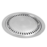 Maxbell Non Stick Barbecue Plate Grill Pan Round for Outdoor Camping Picnic Indoor