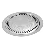 Maxbell Non Stick Barbecue Plate Grill Pan Round for Outdoor Camping Picnic Indoor