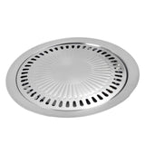 Maxbell Non Stick Barbecue Plate Grill Pan Round for Outdoor Camping Picnic Indoor