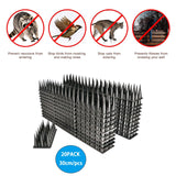 Maxbell 20Pcs Bird Repellent Spikes Keep Birds Away Guard for Fence Outside Garden