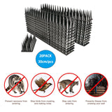 Maxbell 20Pcs Bird Repellent Spikes Keep Birds Away Guard for Fence Outside Garden