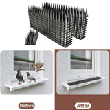 Maxbell 20Pcs Bird Repellent Spikes Keep Birds Away Guard for Fence Outside Garden