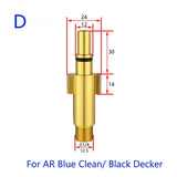 Maxbell Pressure Washer Adapter Washer Fittings Brass for Power Washer Sprayer D