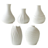 Maxbell Table White Porcelain Vase Flower Vase Handmade Decorative Shooting Props A