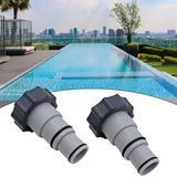 Maxbell 2 Pieces Replacement Hose Adapters with Collar for Threaded Connection