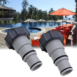 Maxbell 2 Pieces Replacement Hose Adapters with Collar for Threaded Connection