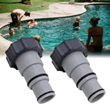 Maxbell 2 Pieces Replacement Hose Adapters with Collar for Threaded Connection