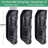 Maxbell 10 Pieces Greenhouse Frame Pipe Tube Pipe Buckle for Garden Farm 32mm