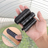 Maxbell 10 Pieces Greenhouse Frame Pipe Tube Pipe Buckle for Garden Farm 32mm