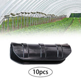 Maxbell 10 Pieces Greenhouse Frame Pipe Tube Pipe Buckle for Garden Farm 32mm